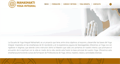 Desktop Screenshot of escuelamahashakti.com