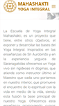 Mobile Screenshot of escuelamahashakti.com